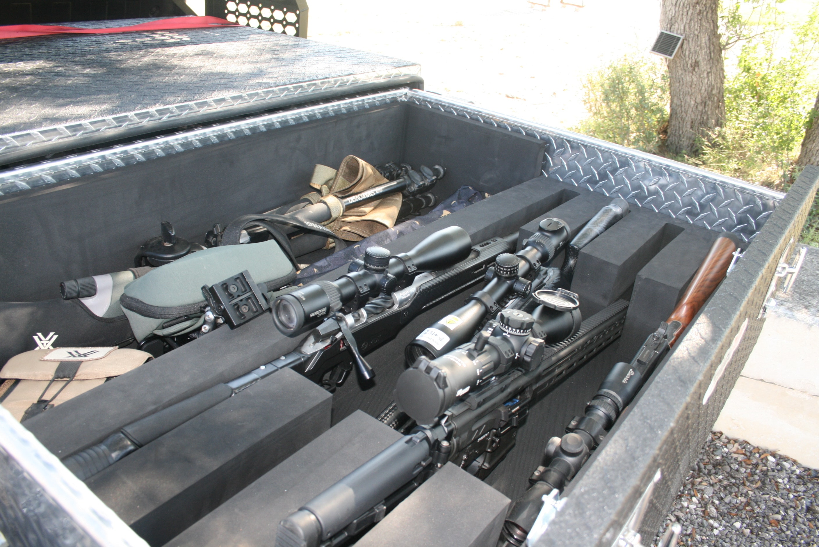 Close up of fully loaded TerraBoxx storage box