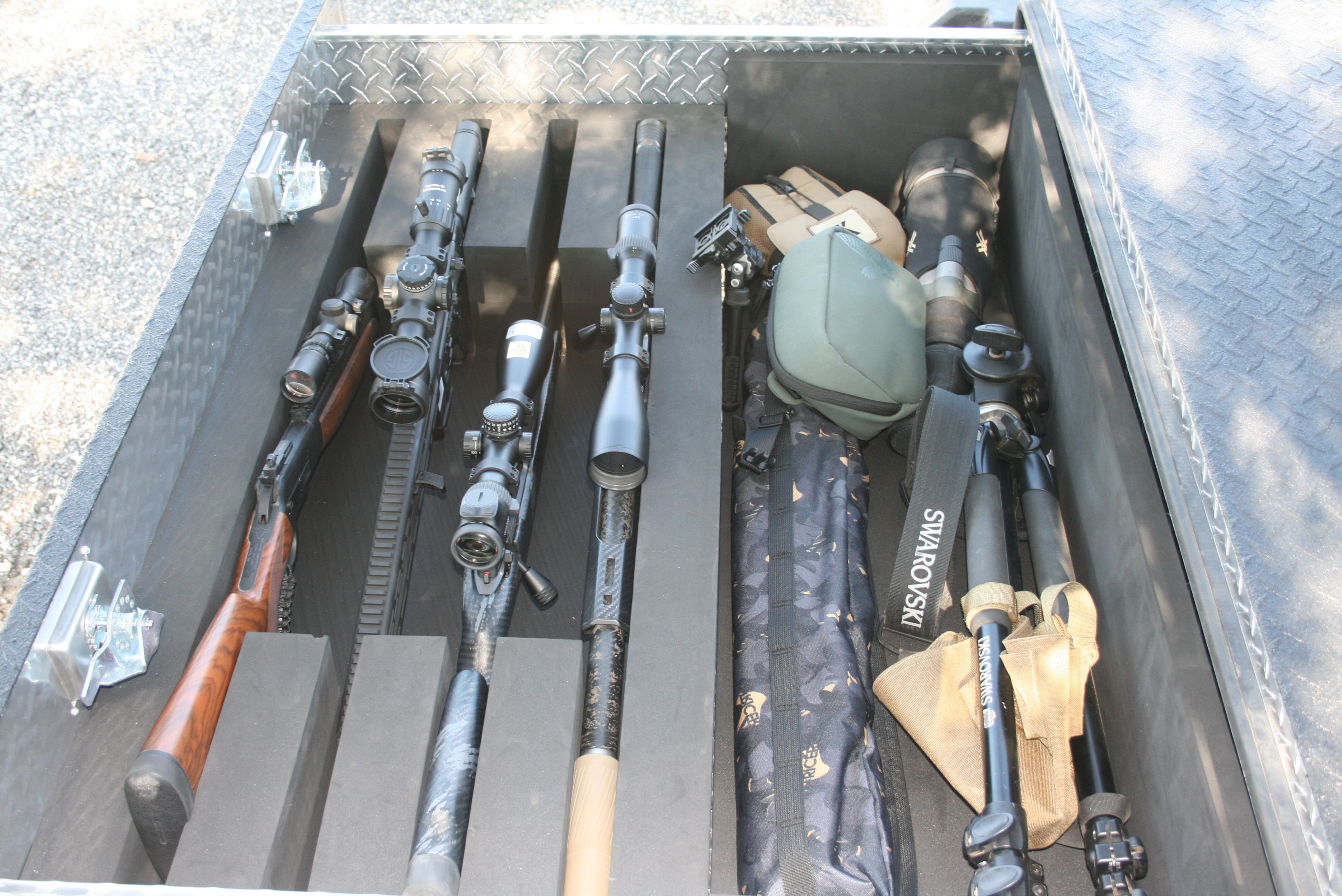 Top view of fully loaded TerraBoxx storage box